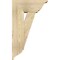 Ekena Millwork Traditional Traditional Rough Sawn Bracket w/ Offset Brace, Douglas Fir, 8"W x 18"D x 30"H BKT0806X18X30TRA01RDF - alternate 2